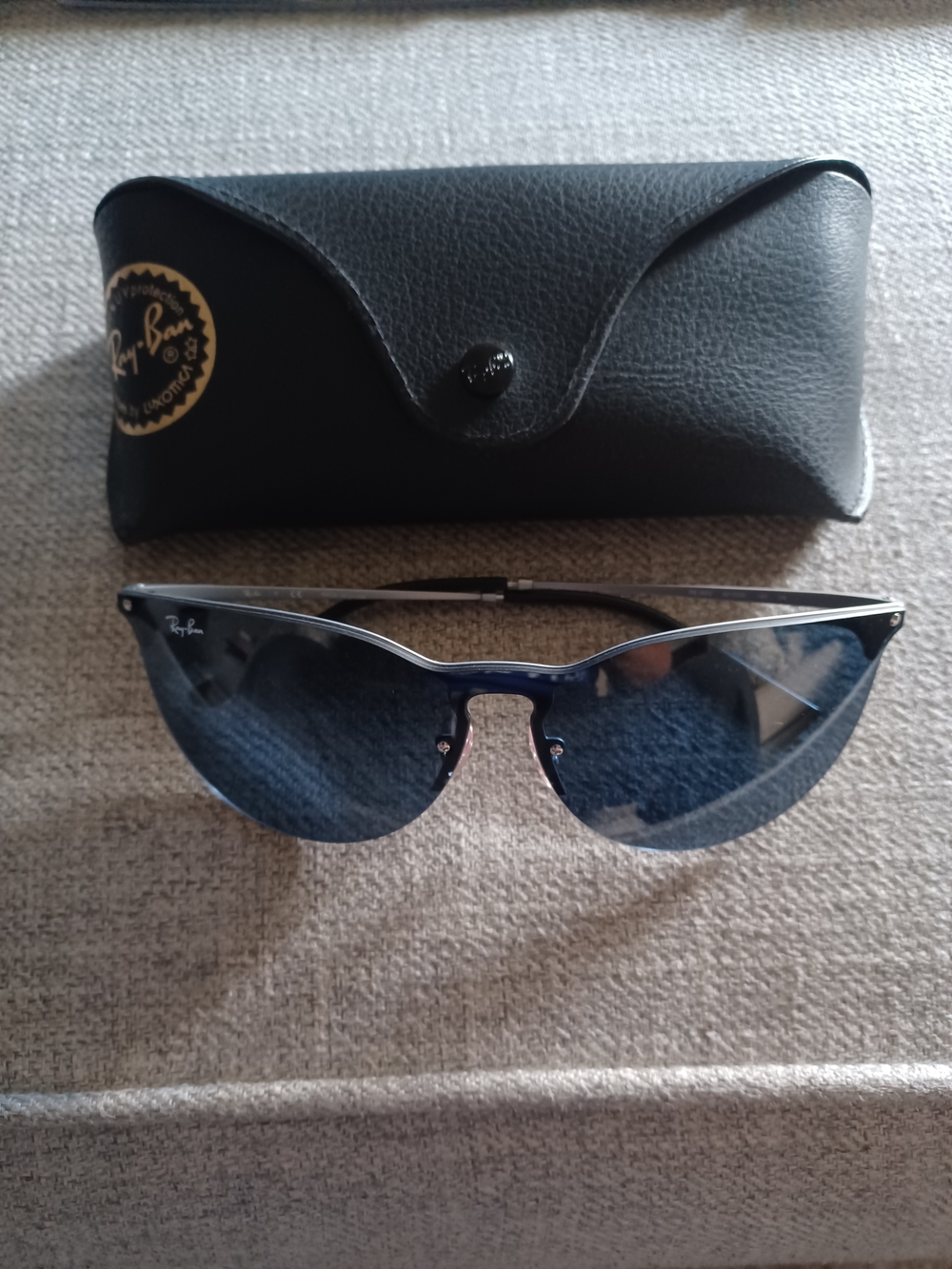 Ray-Ban Women's Blue Lens Cat-Eye Sunglasses